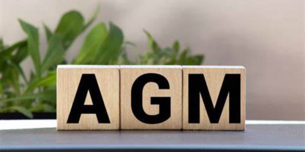 Wooden letter blocks spell out AGM