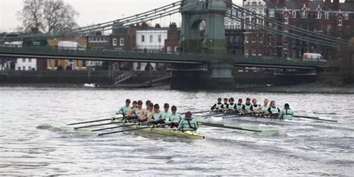 Boat Race along the Thames