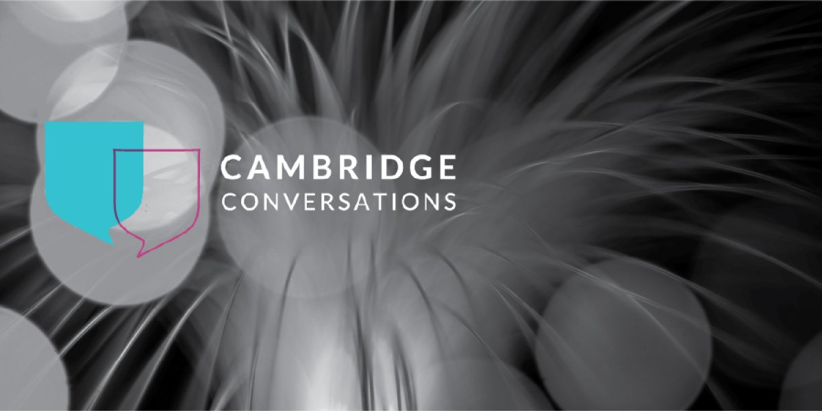 Electrical sparks with Cambridge Conversations logo