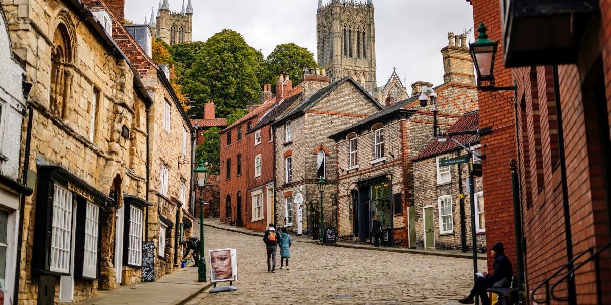 Cobbled street in Lincoln