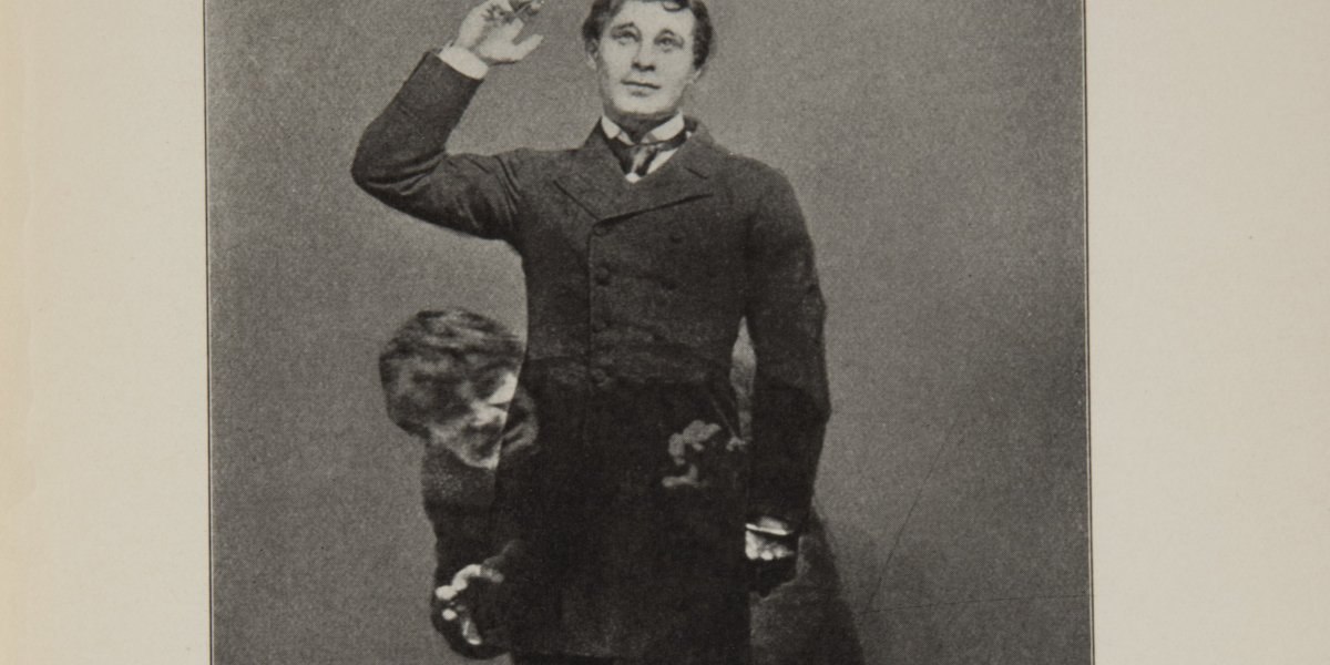 Richard Mansfield as Dr Jekyll Mr Hyde.