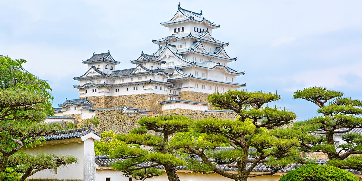 Japan himeji castle