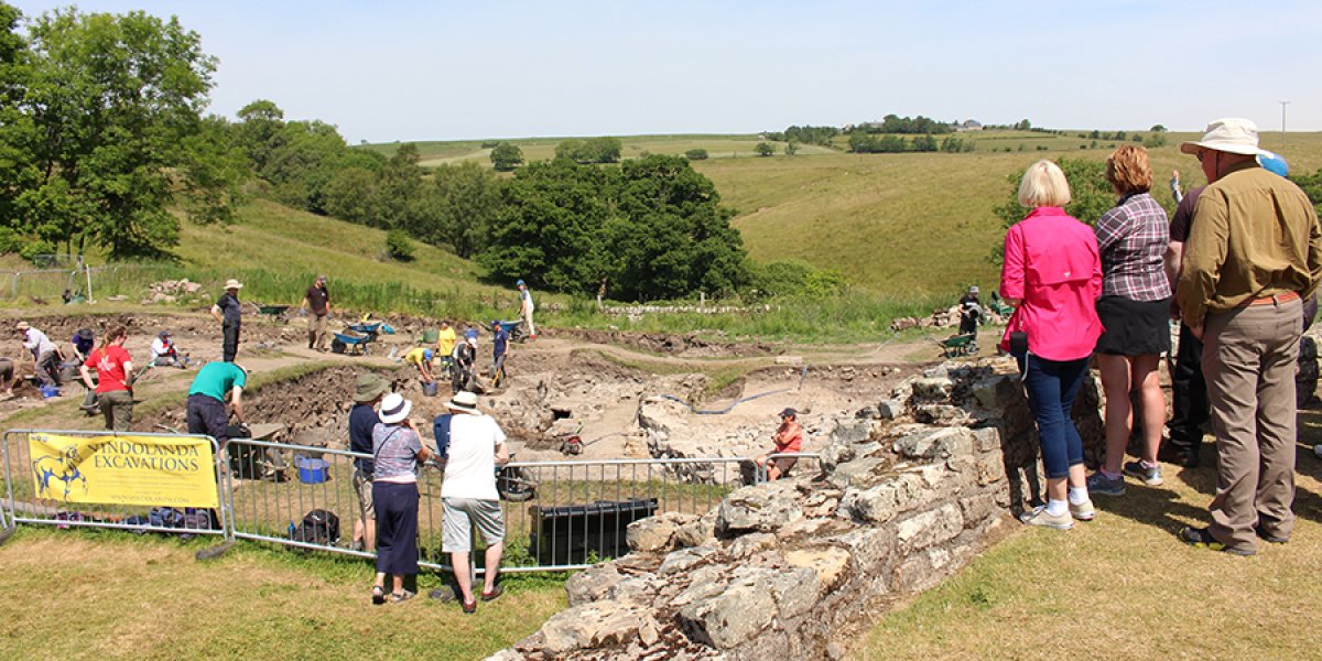 Vindolanda Excavations, Hadrians Wall