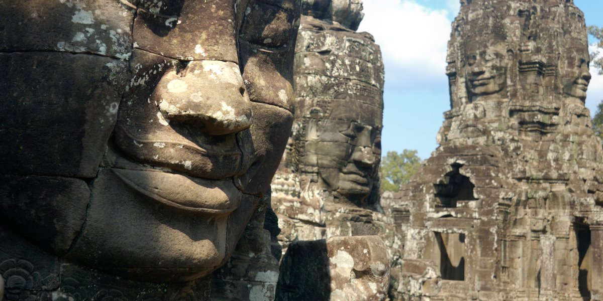 Faces at Anghor Bayon temple