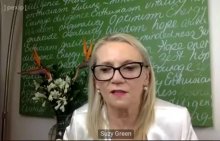 Dr Suzie Green during the NSW group webinar