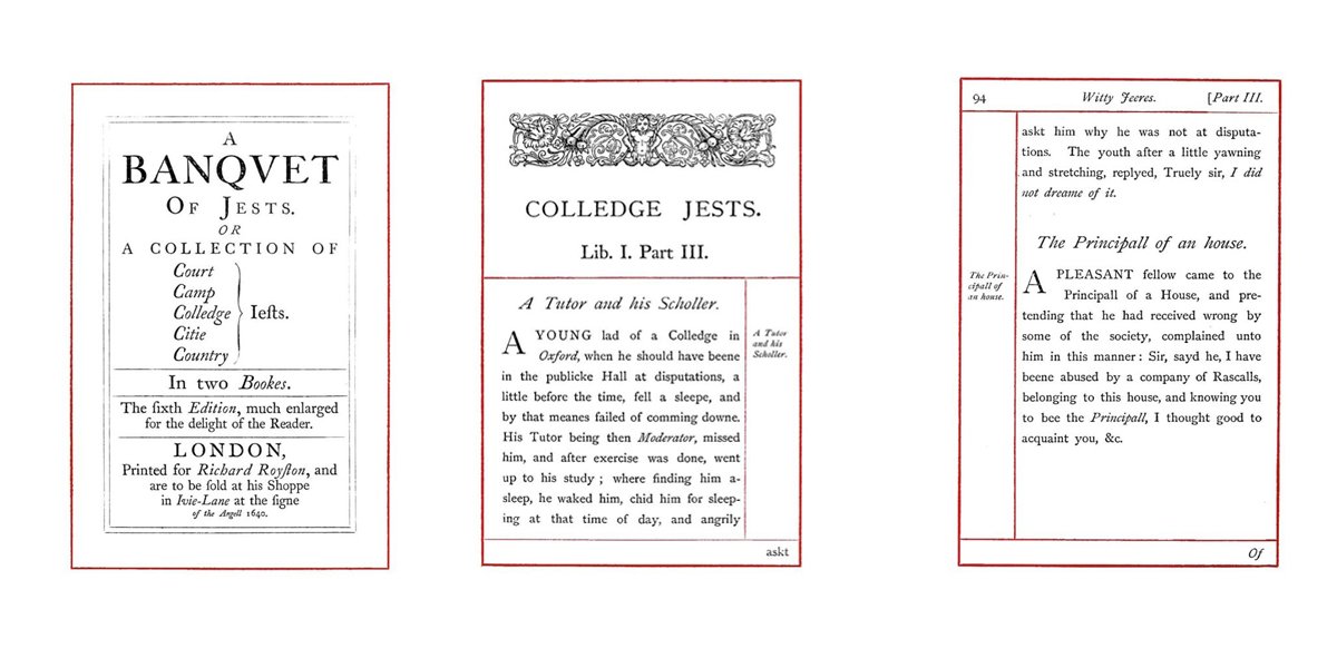 A Banquet of Jests, Sixth Edition, 1640