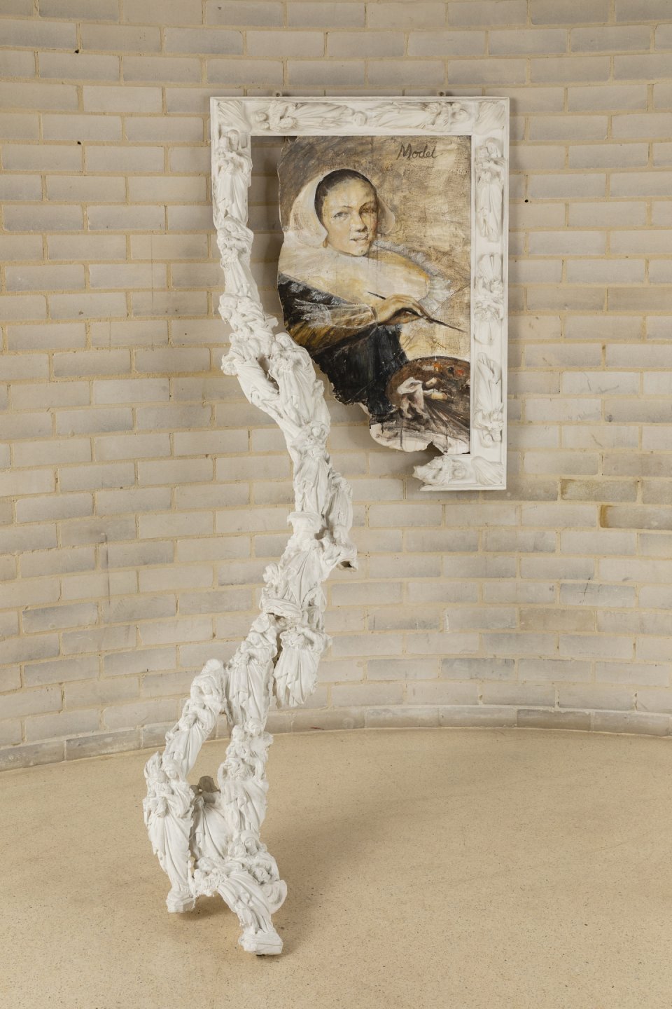 Models Triptych: Madonna Cascade by Rose Garrard.
