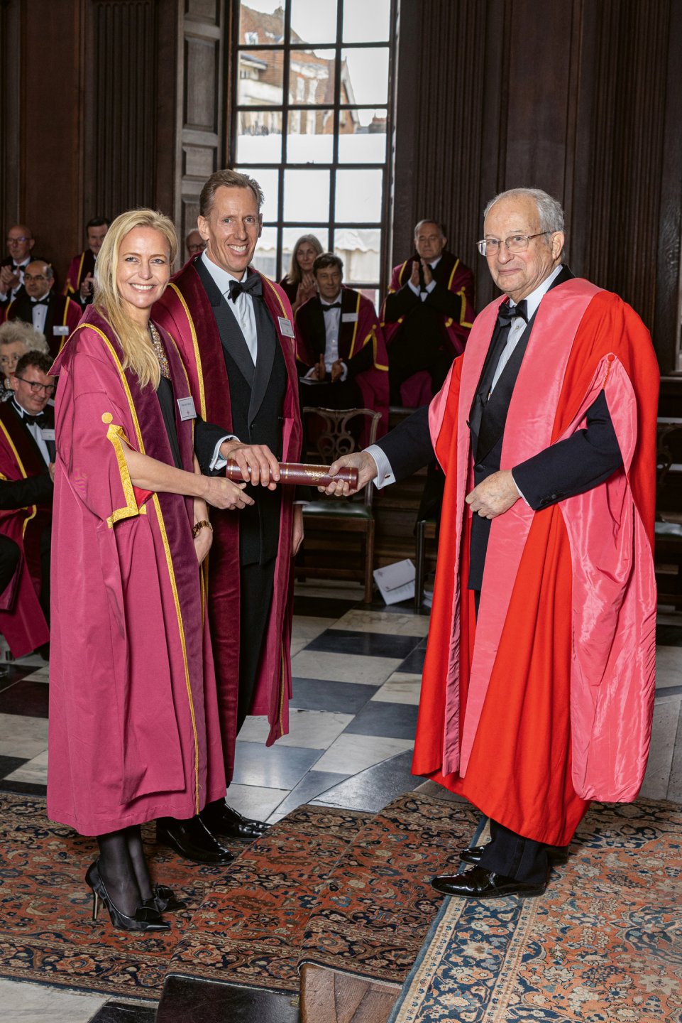 The Chancellor at an honorary degree ceremony.