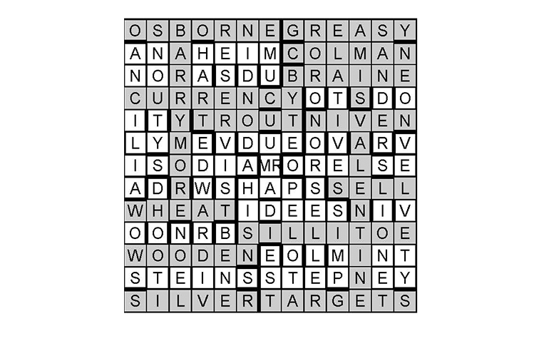 Solution to CAM's crossword: Missing Title by Nimrod. Please contact cameditor@alumni.cam.ac.uk for a detailed description.