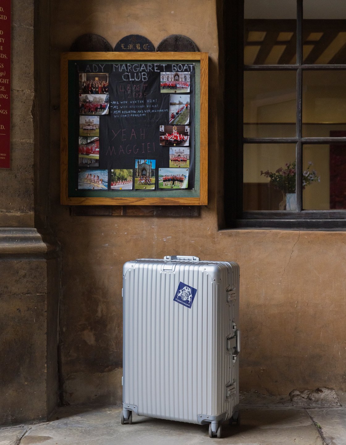 Suitcase at St Johns College